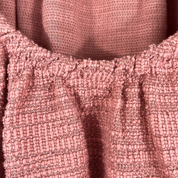 Madewell dusty rose textured top in Standard size Medium - Picture 4 of 5